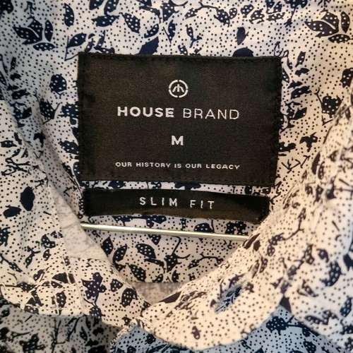 Long sleeve shirt House brand M slim fit like new