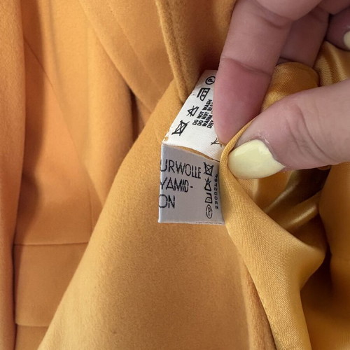Laurel mustard jacket like new, size XXXL