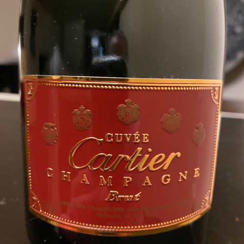 Cartier Champagne Brut sealed, like new, collectible 700 ml 1997