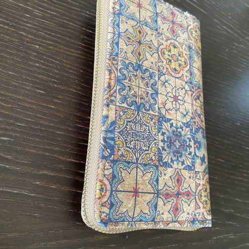 Women's wallet and mini crossbody bag with azulejos design, new
