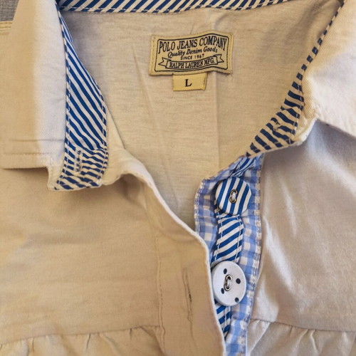 Polo shirt Ralph Lauren Polo Jeans Company size L used, white