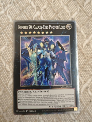 Number 90: Galaxy-Eyes Photon Lord Yu-Gi-Oh! card like new