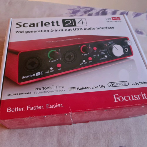 Scarlett 2i4 new USB audio interface