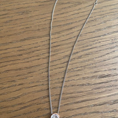 Ti Sento Milano necklace silver 925 with rose gold and zirconia like new