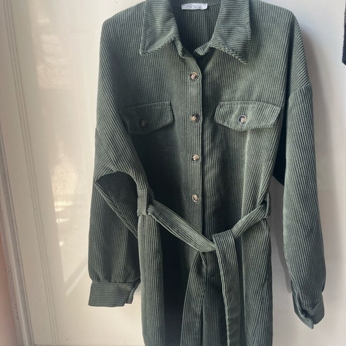 Olive corduroy dress-jacket like new, size M/L