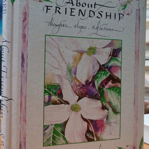 Book About Friendship hardcover in English with dedication