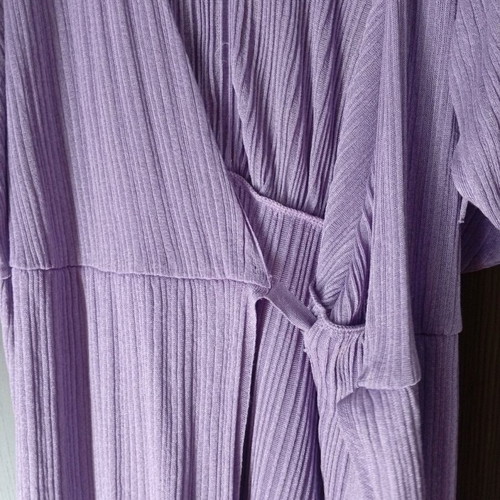 Zara women's dress purple new, kimono style, size L