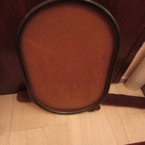 Frame for mirror or painting metal with wooden back like new