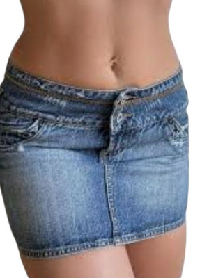 Φούστα mini denim Zara σαν καινούργιο, μπλε, μέγεθος 36