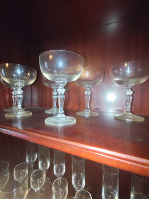 Crystal glasses like new