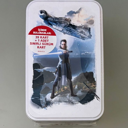 Star Wars The Last Jedi Topps μεταλλικό κουτί με 39 κάρτες
