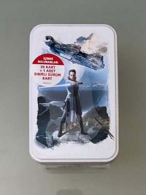 Star Wars The Last Jedi Topps метална кутия с 39 карти