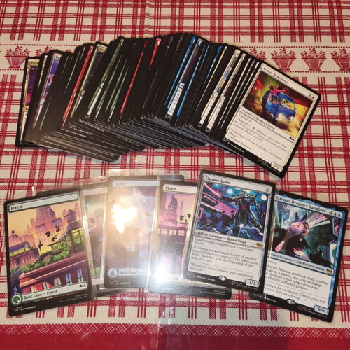 MTG Teenage Mutant Ninja Turtles card pack 105 single cards like new