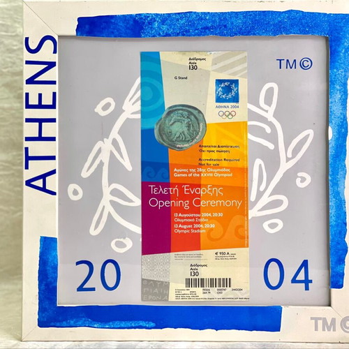 Athens 2004 Olympic Games VIP Opening Ceremony Ticket new