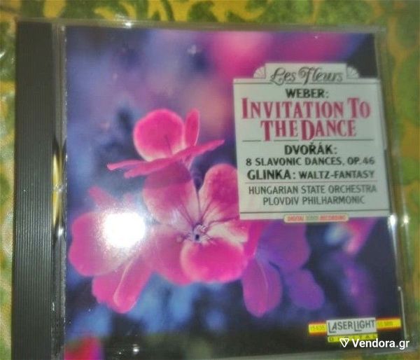  CD WEBER INVITATION TO THE DANCE-DVORAK 8 SLAVONIC DANCES-GLINKA WALTZ FANTASY