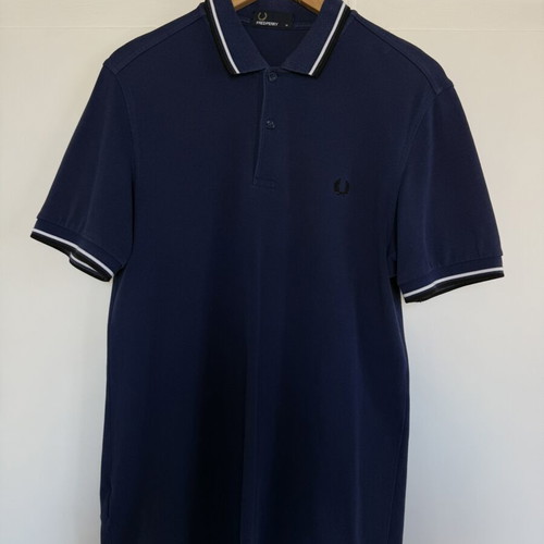 Fred Perry polo t-shirt size M like new, blue