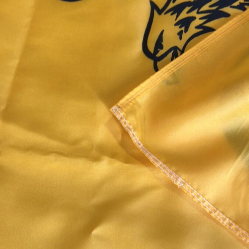 Byzantine flag 87 x 128 cm like new, yellow with double-headed eagle