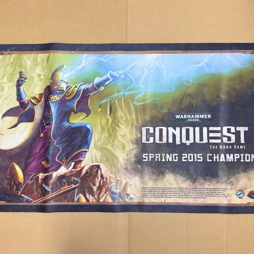 Playmat Fantasy Flight Warhammer 40,000 Conquest 2015 like new