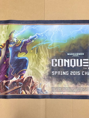Playmat Fantasy Flight Warhammer 40,000 Conquest 2015 like new