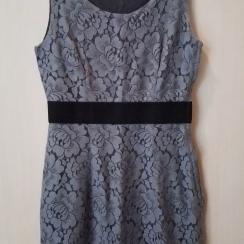 H&M short dress used, gray, size XS