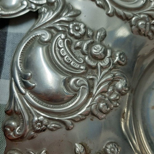 Antique serving trays used, set of 3