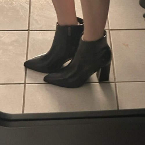 Low ankle boots like new, size 36, black A To Z Greek