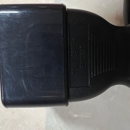 C19-C20 cable used, black 2 meters