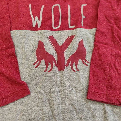 Energiers polo and Orchestra Wolf long sleeve shirts, 4 years