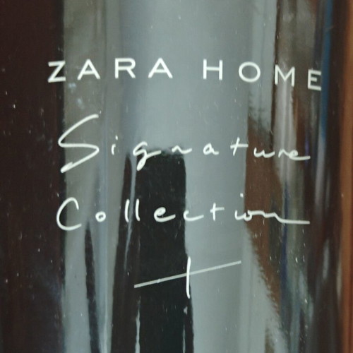 Zara Home large empty perfume container used