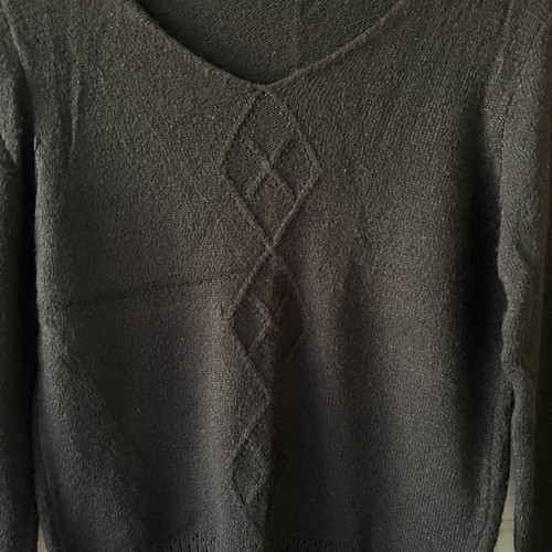 A-Style black wool sweater new, 70% acrylic 30% wool, size M
