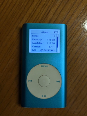 Vintage Retro iPod Mini refurbished με SSD mod