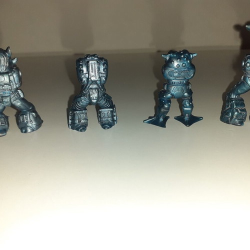 Teratomachoi figures used, set of four without arms