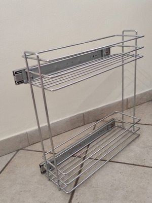Sliding metal rack like new
