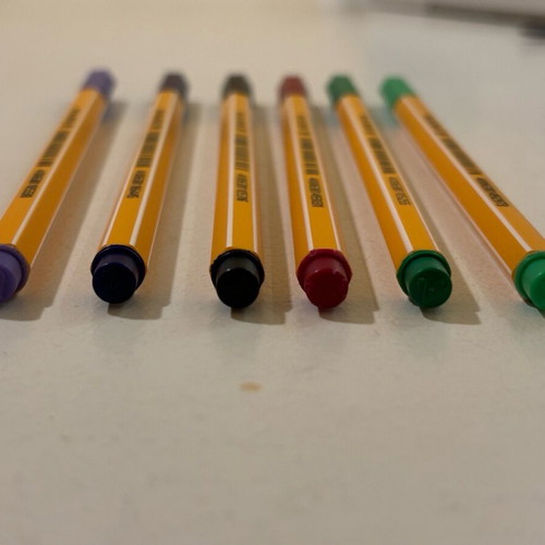 Stabilo point 88 set of 6 markers like new