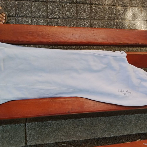 Zara Kids παιδικό αθλητικό παντελόνι με φαρδιά γραμμή μεταχειρισμένο, μέγεθος 11-12 ετών, ανοιχτό γκρι