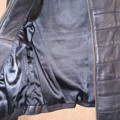 Leather jacket black, size small, like new