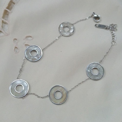 Stainless steel bracelet with extension