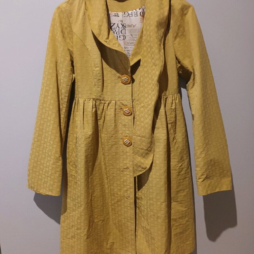 Miss Raxevsky trench coat like new, orange, size XS