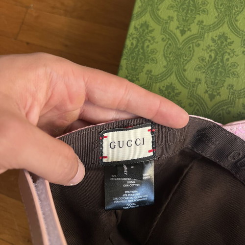 Gucci Cap like new, pink, one size