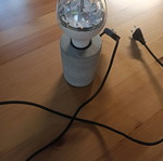 Table lamp with disco ball like new