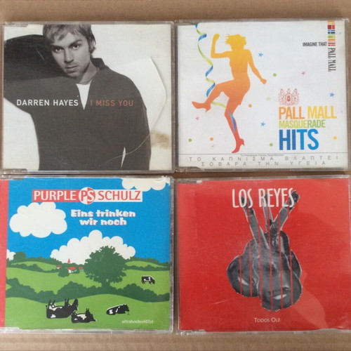 Set of 36 used CD singles Pop, Rock, Dance, Soul
