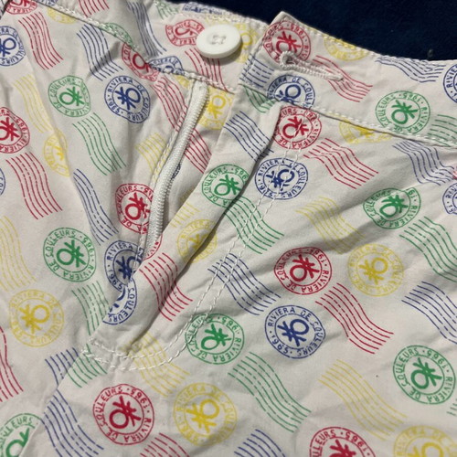 Benetton shorts like new, multicolor, size 3XL/13-14/XS