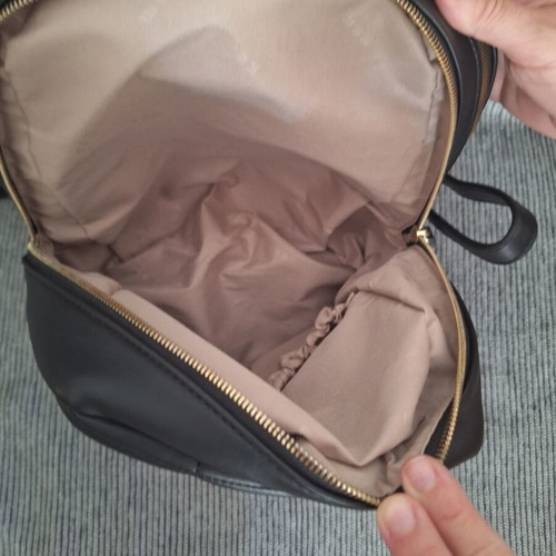KEM leather backpack, black