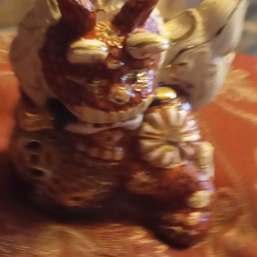 Kutan Foo Dogs Ceramic Traditional Japanese Decor