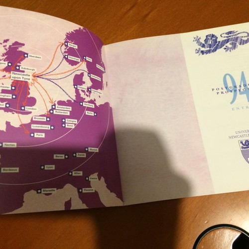 University of Newcastle upon Tyne Postgraduate Prospectus used 1994