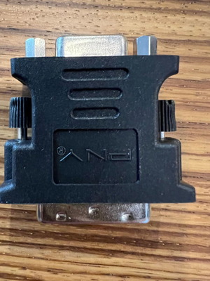PNY 91005951-T DVI to VGA adapter like new