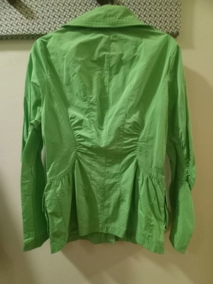 Spring jacket size S new, green