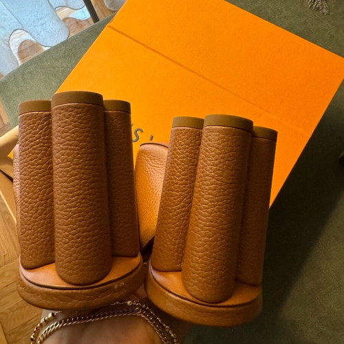 Louis Vuitton mules like new, size 38, brown