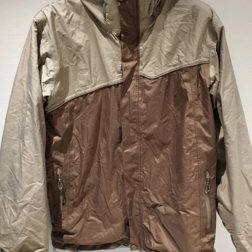 Helly Hansen vintage desert Helly Tech waterproof jacket used, brown, size L
