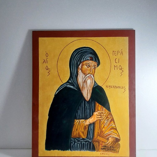 Icon Saint Gerasimos of Kefalonia new